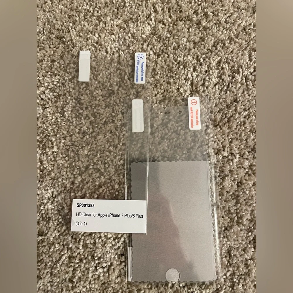HD Clear for Apple iPhone 8 Plus iPhone 7 Plus Supershieldz Screen Protector set